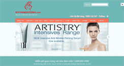 Desktop Screenshot of myphamdepxinh.com